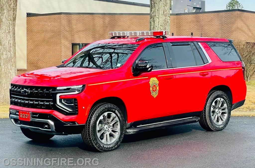 New Command Vehicle Placed In Service - Ossining Fire Department